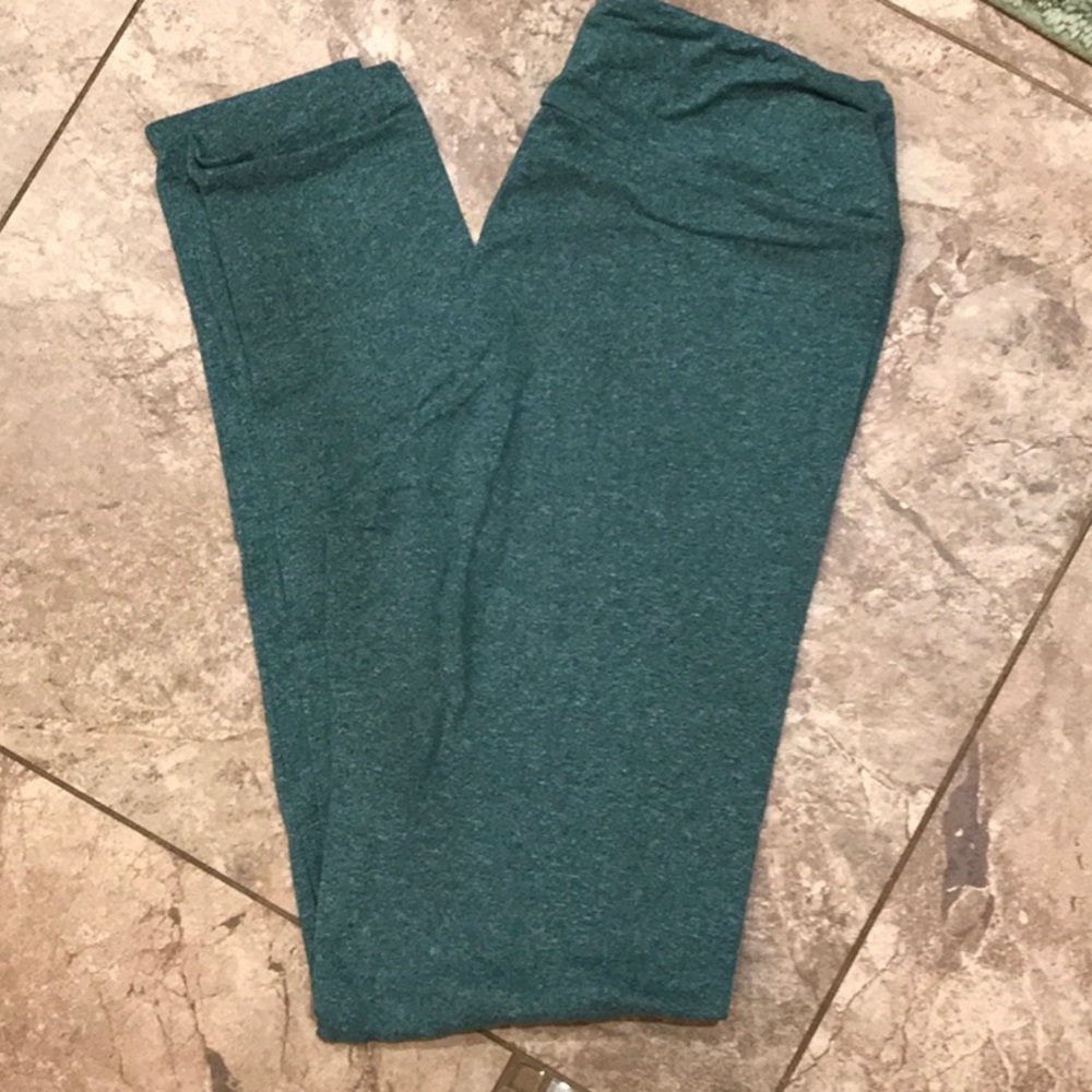 LuLaRoe NWT Leggings OS heather green